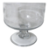 Large bubble glass bowl vintage