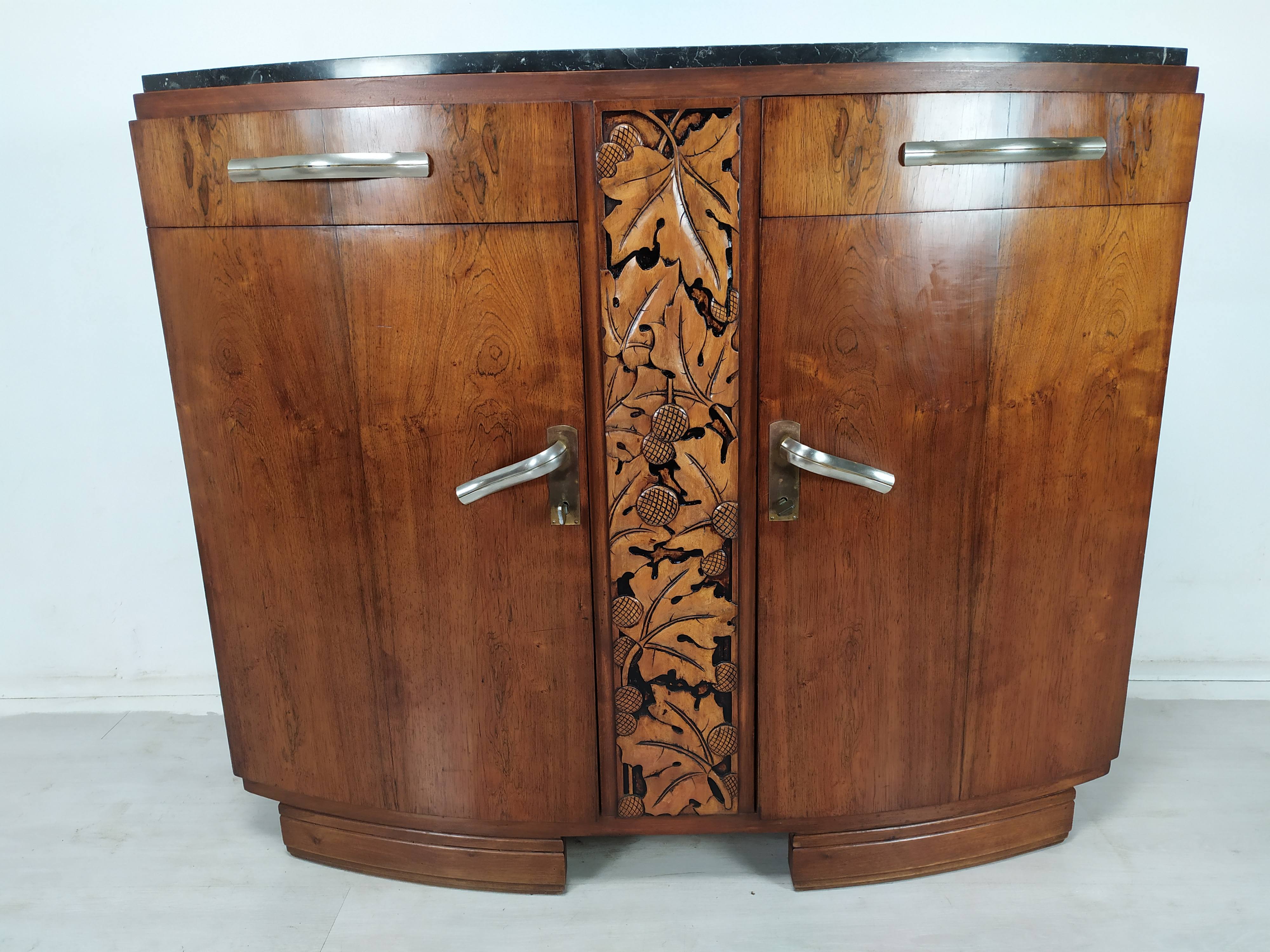 Art deco rosewood sideboard
