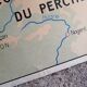 Carte scolaire vintage mdi FRANCE Normandie Bassin Parisien