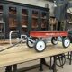 Former US 1950 metal toy trailer