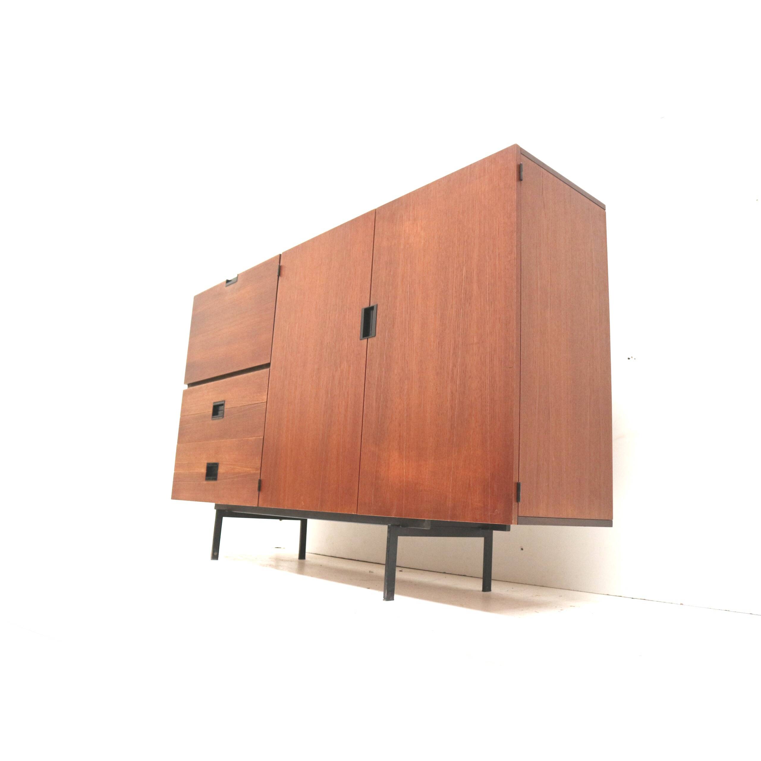 Vintage sideboard / wall unit Model CU09 from the Japanese Series by Cees Braakman from Pastoe from