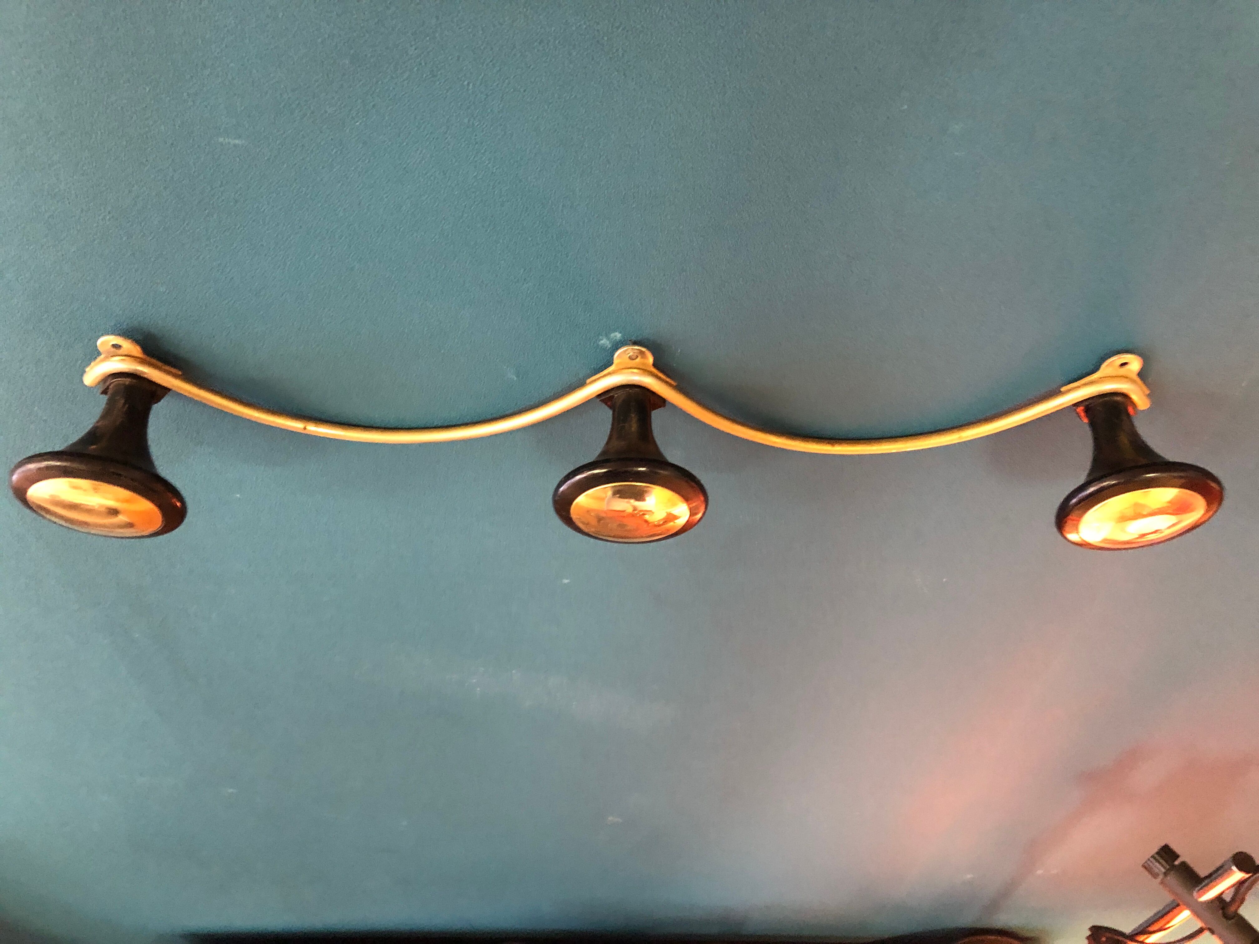 Golden coat rack