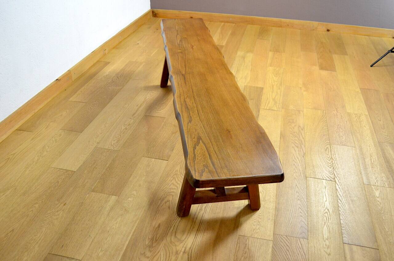 Elm Bench Finnish Design by Olavi Hanninen
