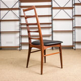 Series of 4 danish chairs in teck, model Liz of Designer Niels Kofoed 1960