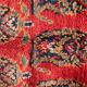 Handmade vintage Persian Hamadan rug 137cm x 210cm, 1960s