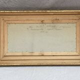 Old painting signed Oil on cardboard dimension: height - 34cm - width -58cm -