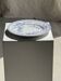 Lot de 5 assiettes plates en faïence à décor floral couleur lavande H2 D22