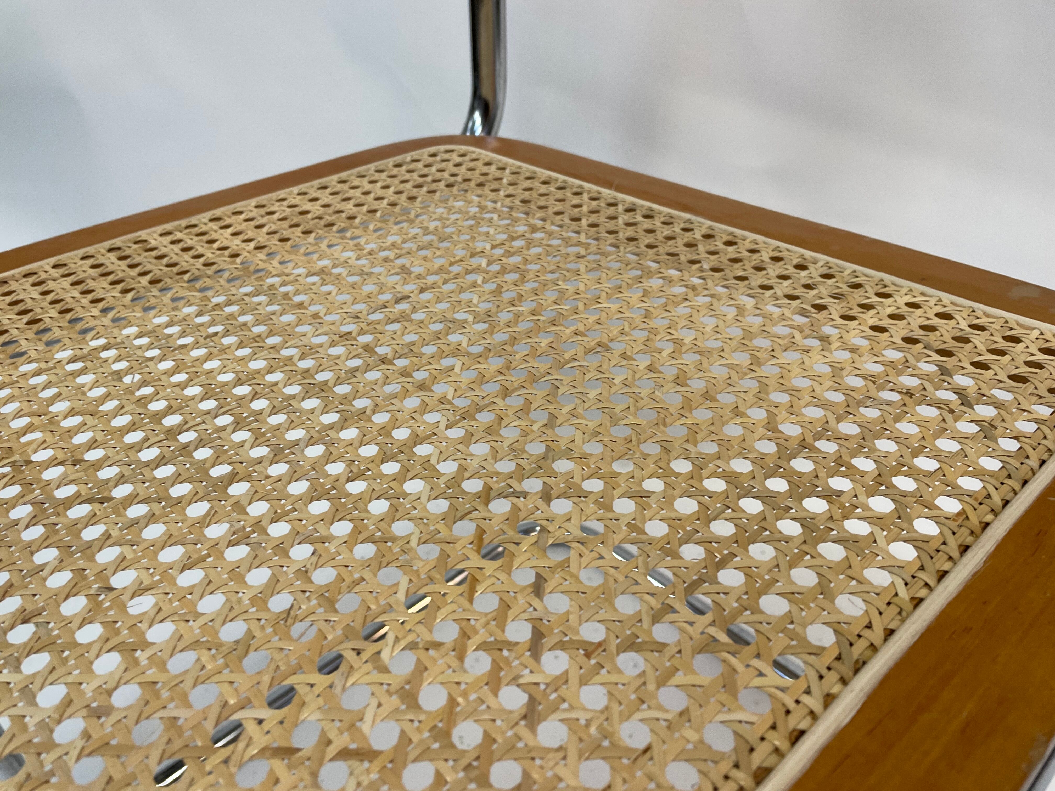 Cesca design chair b32 model in chrome