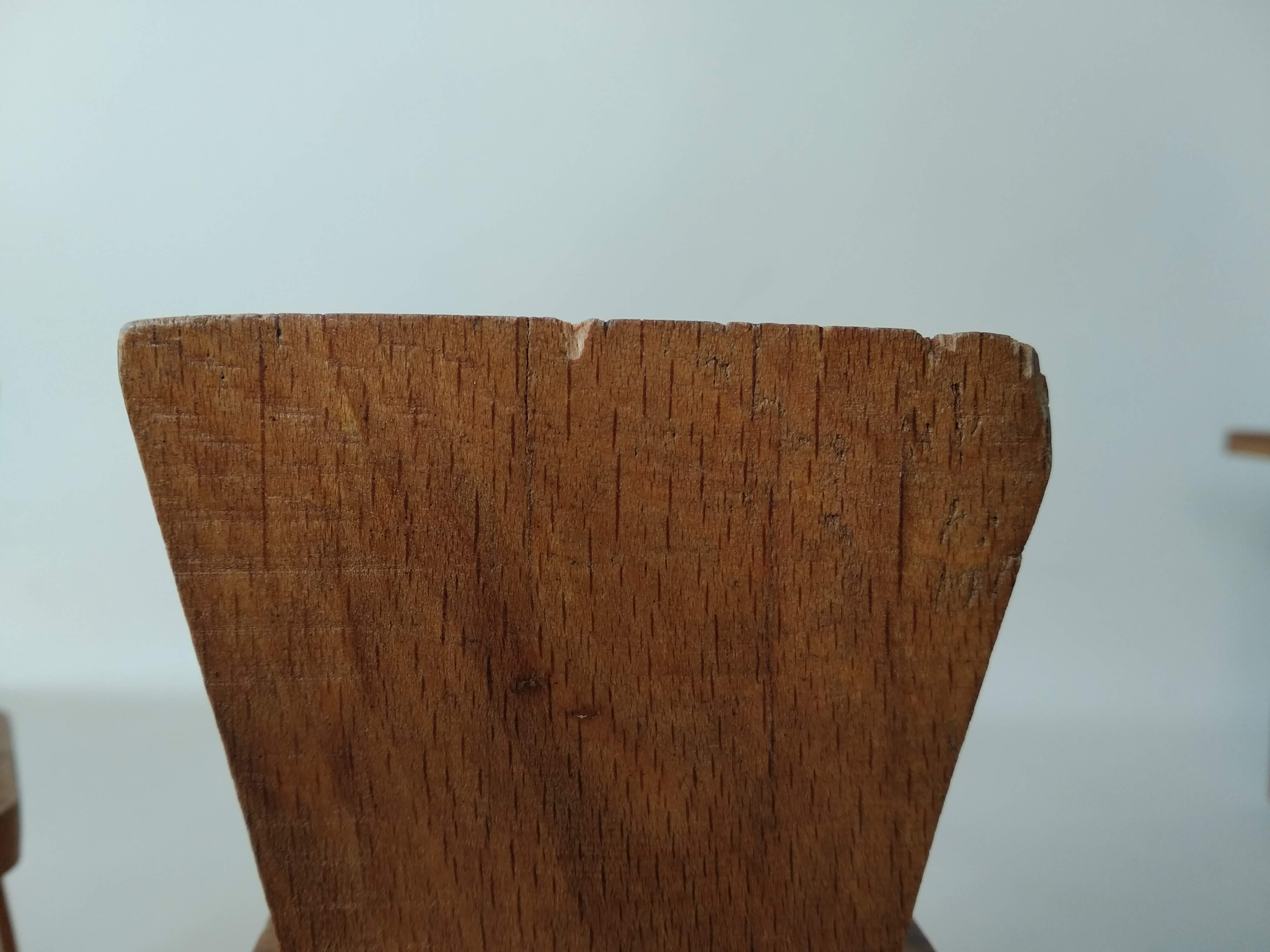 Miniature table and chairs vintage doll