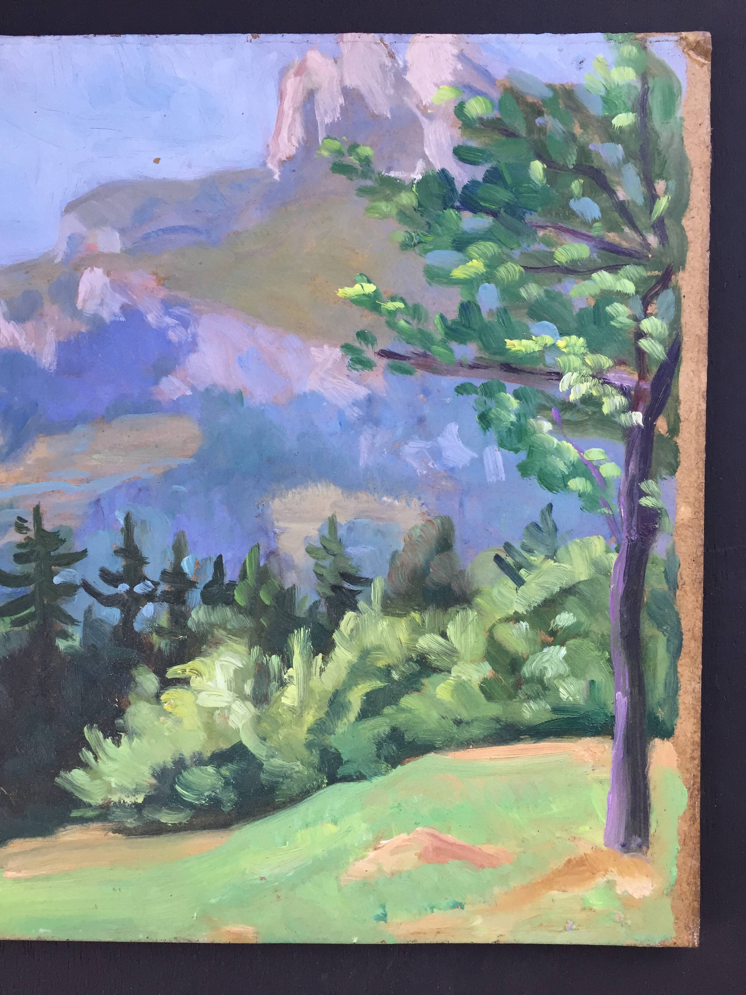 Ancient mountain canvas