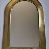 Vintage Moroccan Brass Mirror, Arch Shape, 43 x 28 cm, Stamped