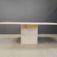 Vintage italian marble dining table, 1970s
