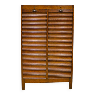 Armoire à stores moderniste, années 1930, Tchécoslovaquie