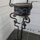 Jardinière en fer forgé
