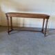 Louis XVI style 2-seater caned piano bench