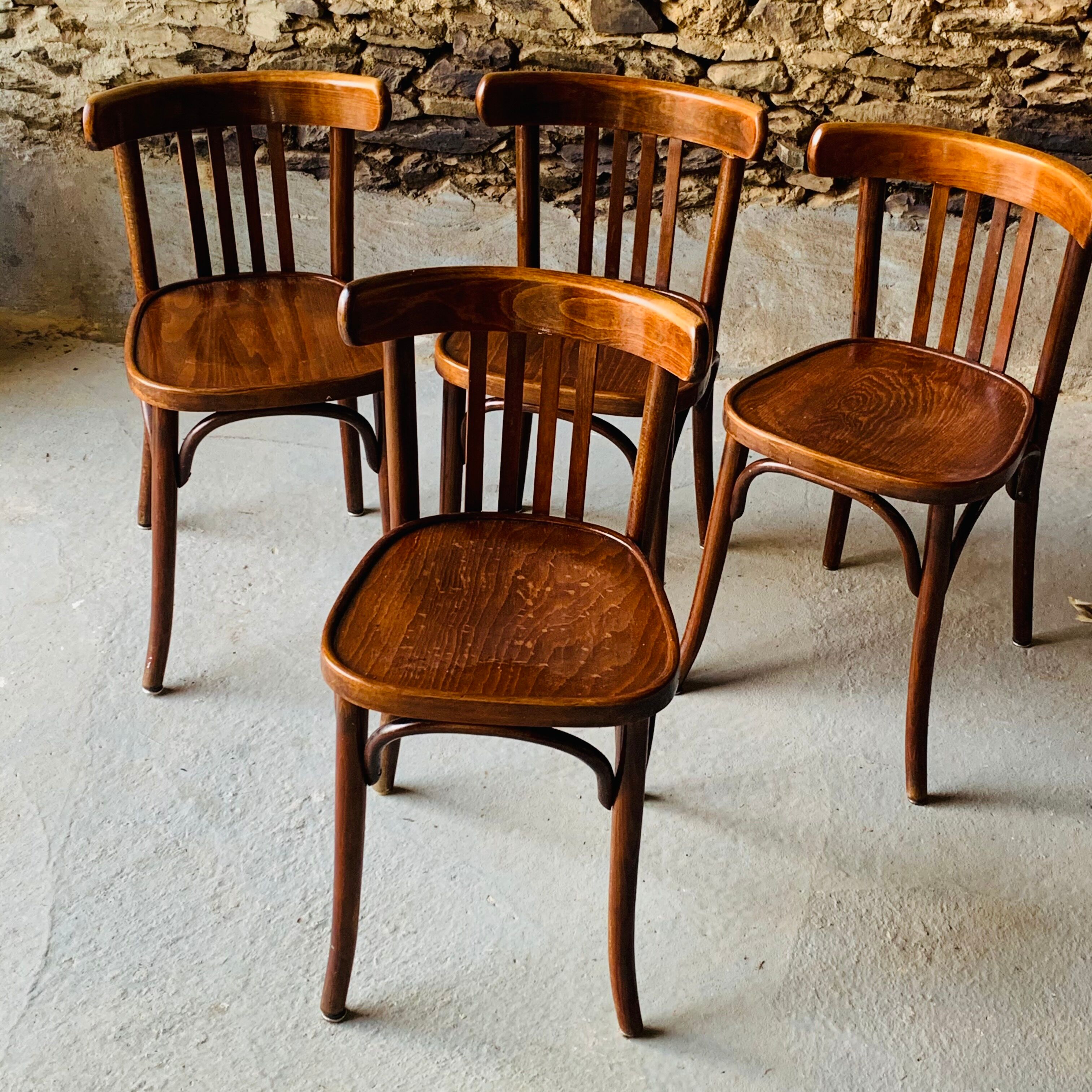 4 Baumann bistro chairs