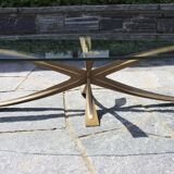 Rare table basse ovale de michel mangematin
