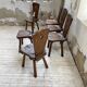 Chaises chêne massif chapo savoyarde art populaire