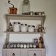 Vintage spice shelf