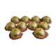 Set of 10 vintage 1960s glass shade lamps with grape decoration