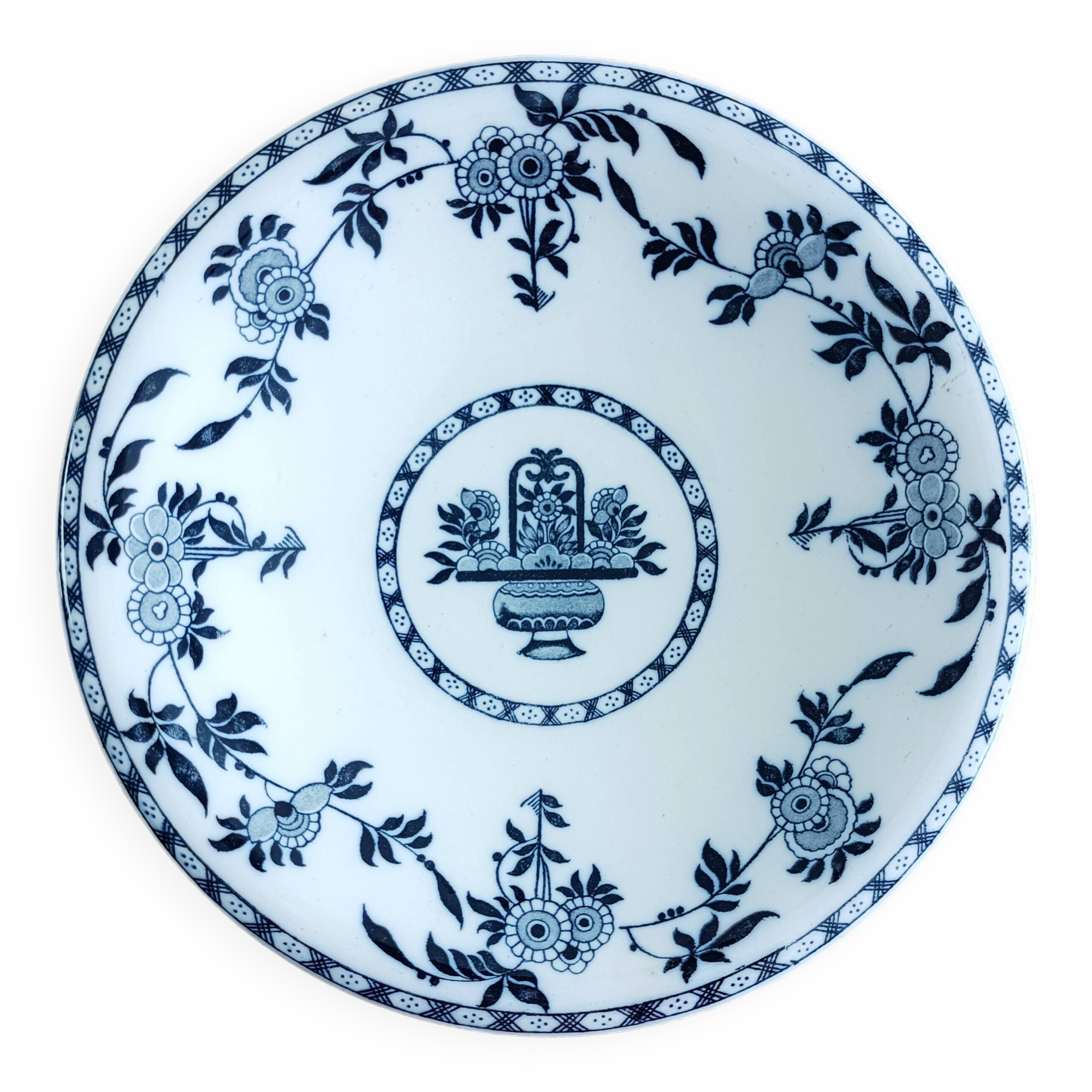 Minton Delft mounted plate