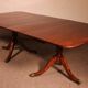 English tripod dining table in solid mahogany - 19th century