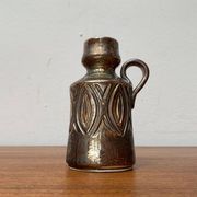 Carafe vase from Lovemose Danish Pottery Studio, mid-century Denmark, 1960s.