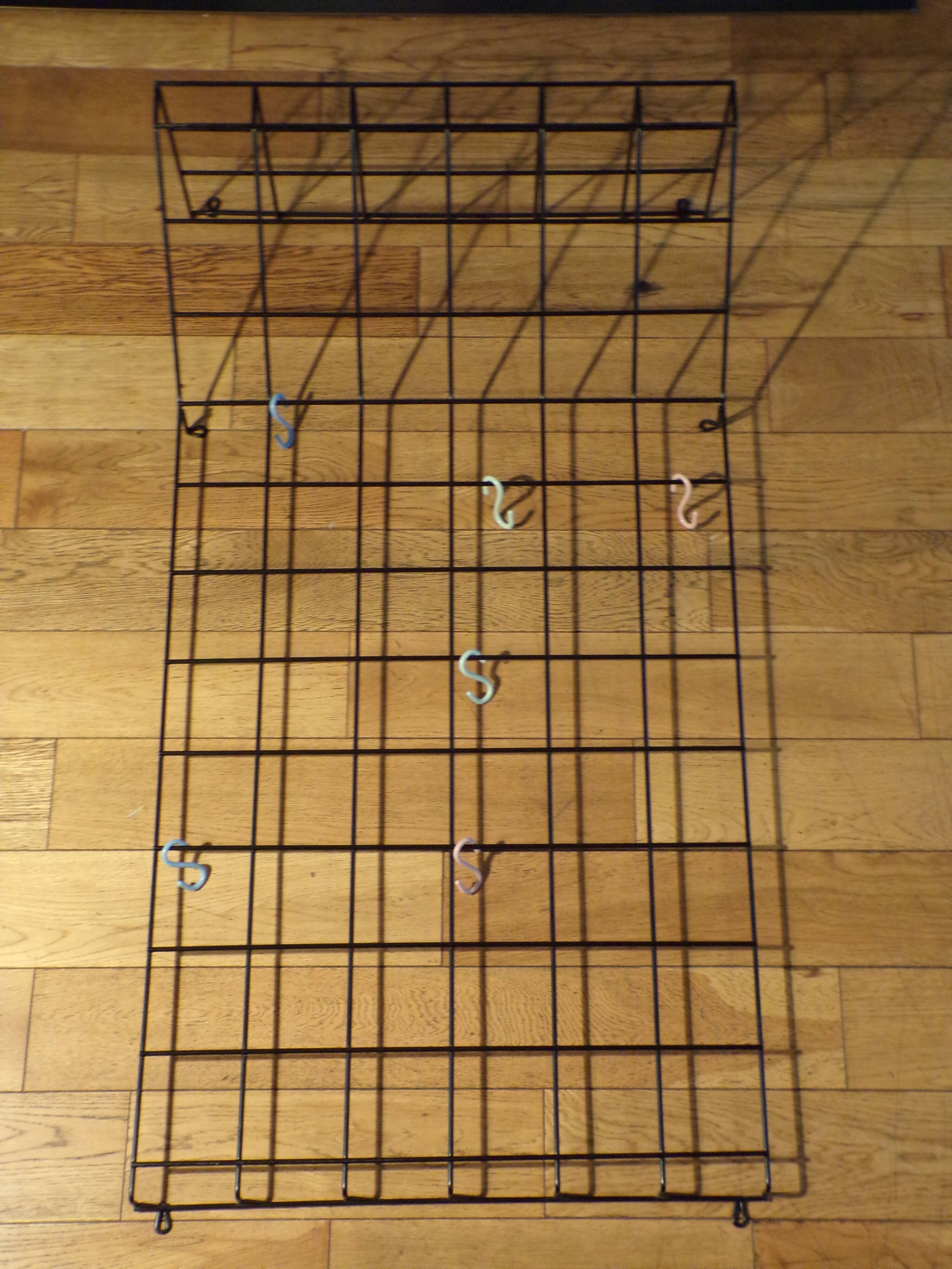 Coat rack Karl Fichtel for Drahtwerke Erlau 1950