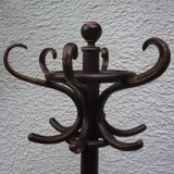 Porte-manteau perroquet bois courbé ancien