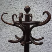Old curved wood parrot coat holder