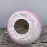 Pink ceramic lamp