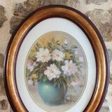 Old bouquet of flowers painting