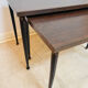 Pair of vintage nesting tables in formica, 1970.
