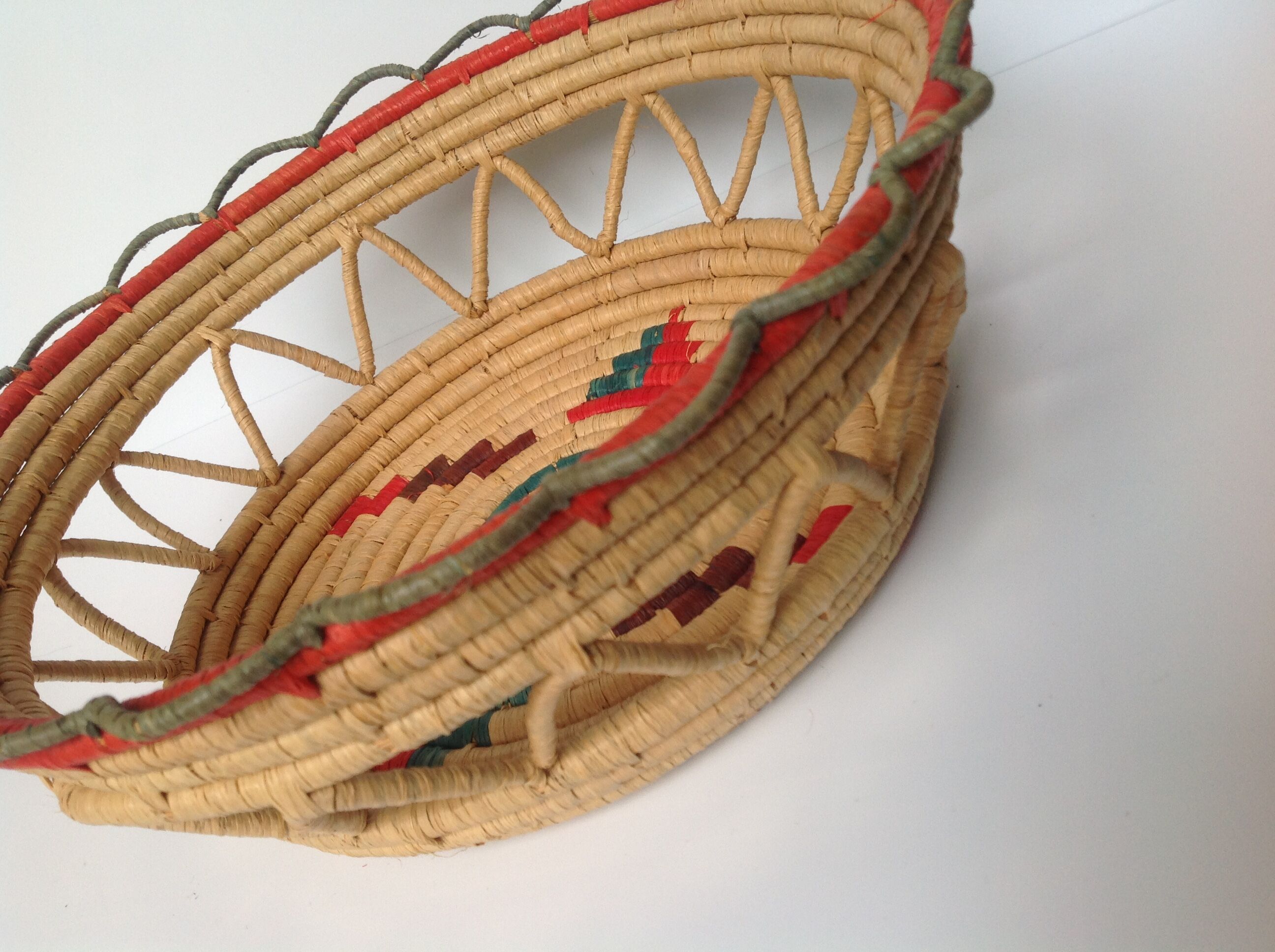 Handcrafted braided basket