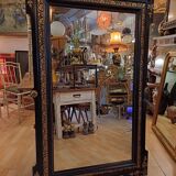 Large mirror from the Napoleon 3rd period, 19th century. 1.51 m/ 96 cm