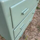 Commode vintage 1950 vert Fumé