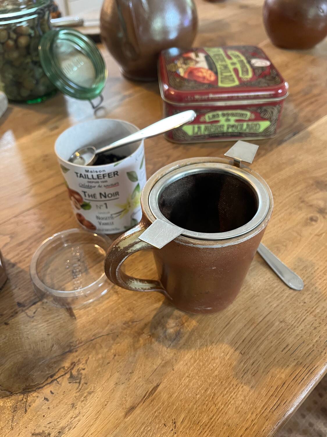 Lot de 4 tasses artisanale en céramique