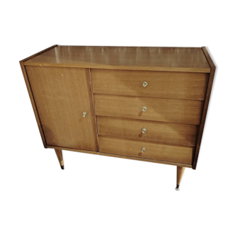 70's asymmetrical chest of drawers