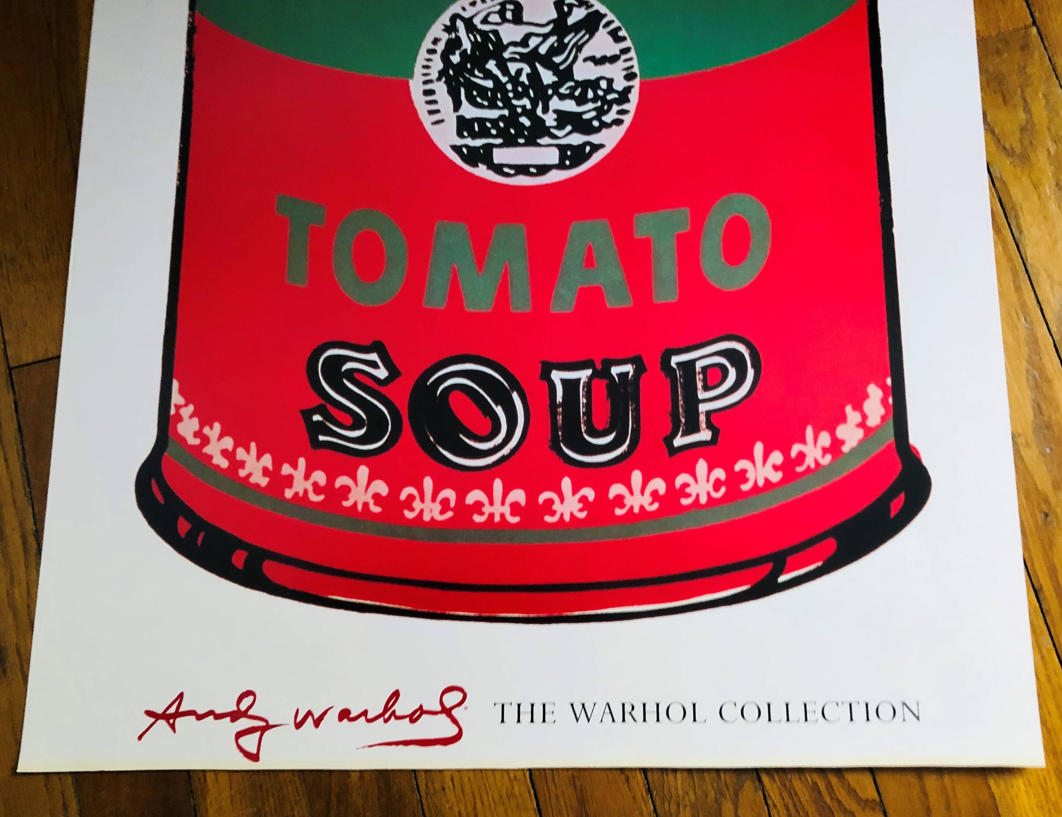 Poster Andy Warhol Campbells Tomato soup 100 x 60 cm