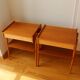 Pair of teak bedside tables, Carlström Möbelfabrik, Sweden 1960