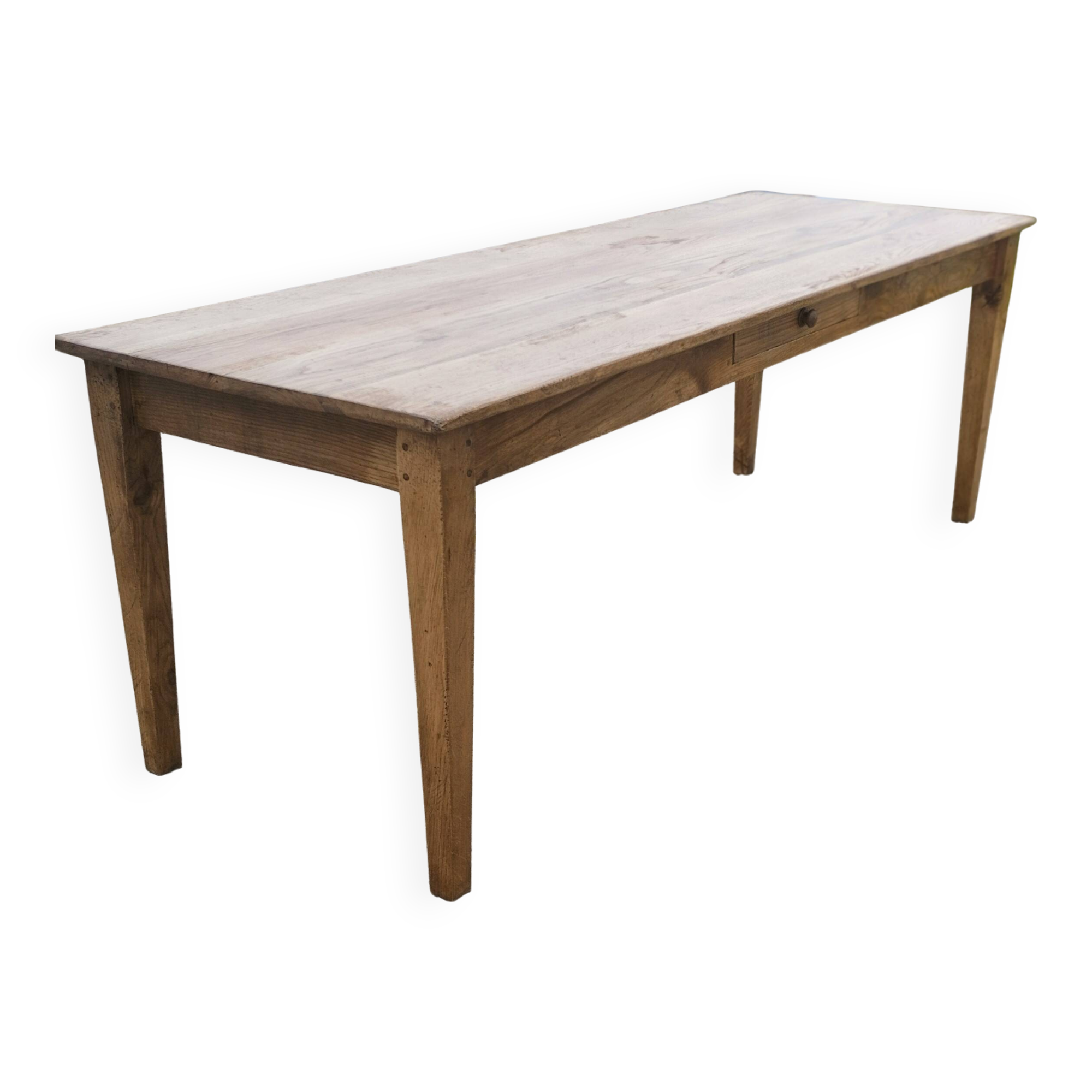 Solid oak farmhouse table 220cm x 75cm