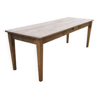 Solid oak farmhouse table 220cm x 75cm