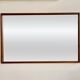 Vintage rectangular teak framed mirror