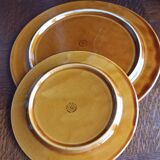 2 round trays by Gien - Val d'Or