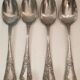 15 spoons & 4 silver metal forks