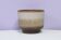 Cache-pot en céramique marron et beige, Allemagne de l'Ouest