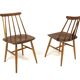 Set of 2 Scandinavian "Fanett" chairs by Ilmari Tapiovaara, Sweden, 1960