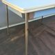 Table Formica MDJ 1960 Blue and Chrome