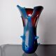 Sommerso vase by seguso in two-tone murano glass, Italy, 1970