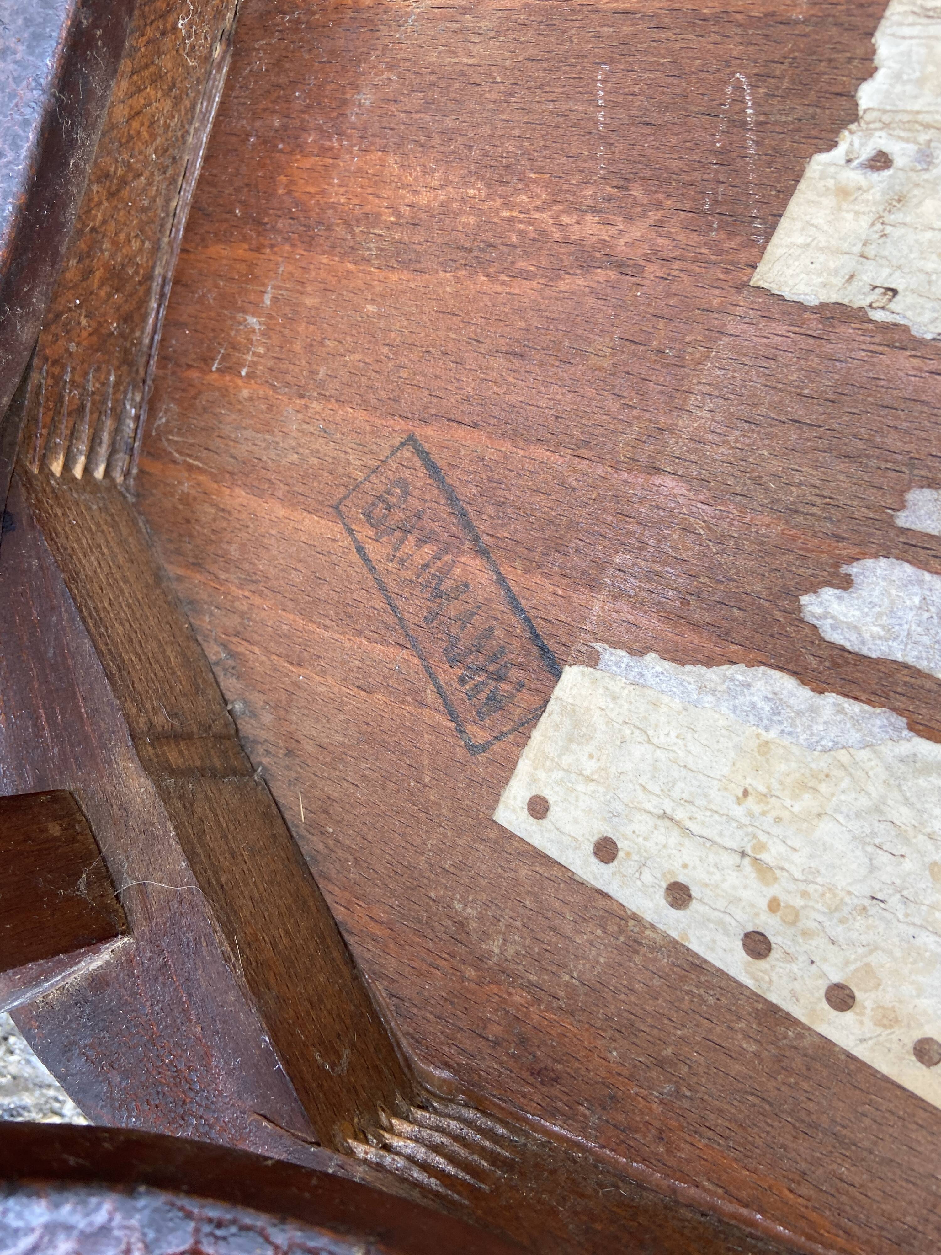 Pair of Baumann bistro chairs